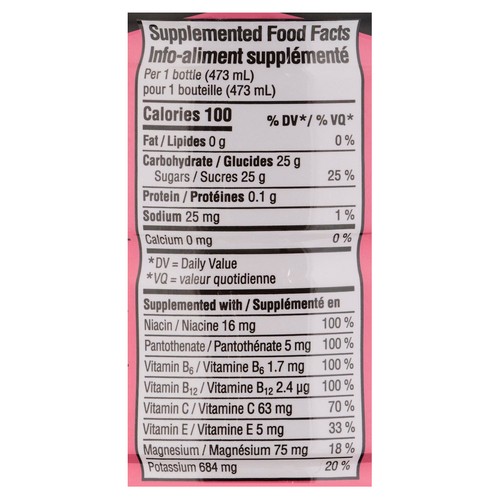 Body Armor Sports Drink Strawberry Banana 473 ml (bottle)