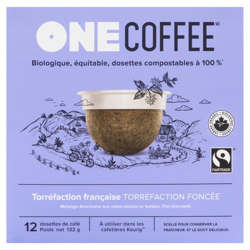 One Coffee French Roast Coffee Cups 132 g