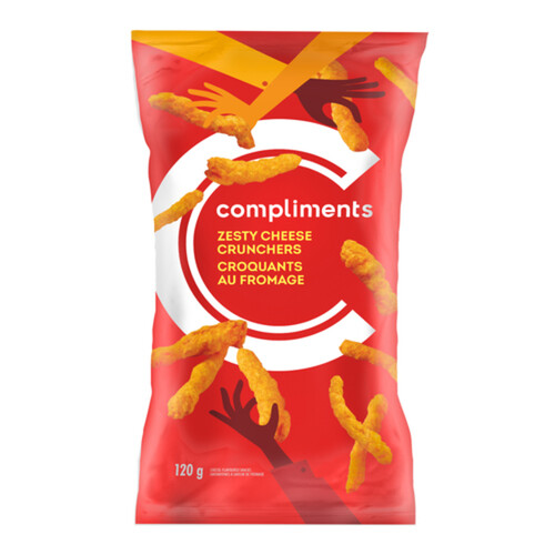 Compliments Crunchers Zesty Cheese 120 g