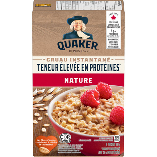 Quaker Protein Instant Oatmeal Regular 6 packets 168 g