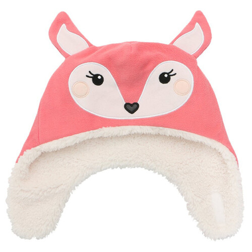 FlapJack Reversible Sherpa Hat Bunny & Deer Medium 1 Count