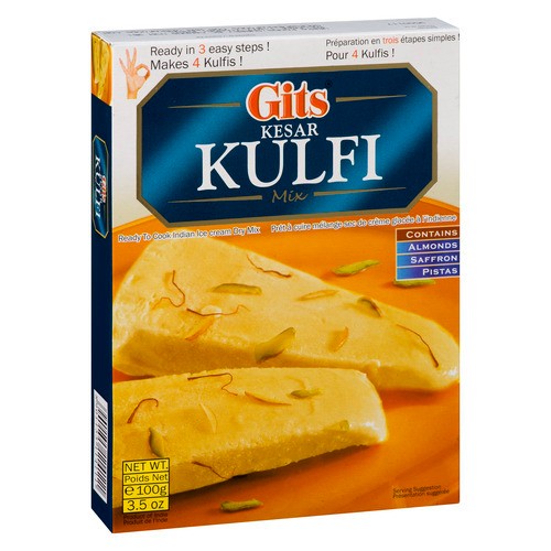 Gits Kesar Dry Mix Kulfi Dessert 100 g