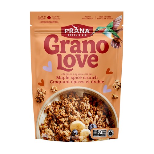 Prana Organic Granola Cereal Maple Spice Crunch 300 g