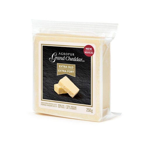 Agropur Grand Cheddar Extra Old White Cheese 250 g