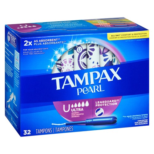 Tampax Pearl Tampon Ultra 32 Count