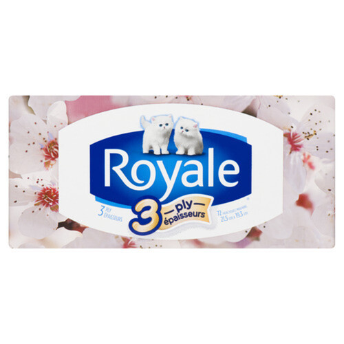 Royale Facial Tissue 3-Ply 72 Sheets 