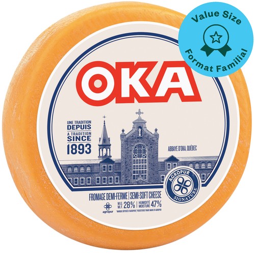Oka Agropur Signature Semi-Soft Cheese Value Size