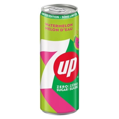 7Up Zero Sugar Soft Drink Watermelon 355 ml (can)