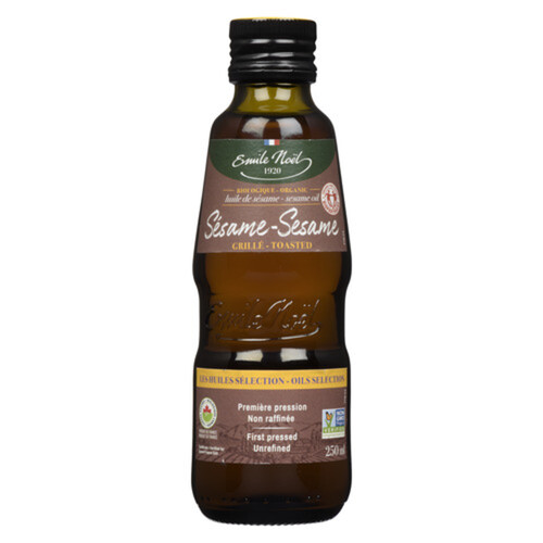 Emile Noel Organic Toasted Sesame Oil Virgin 250 ml