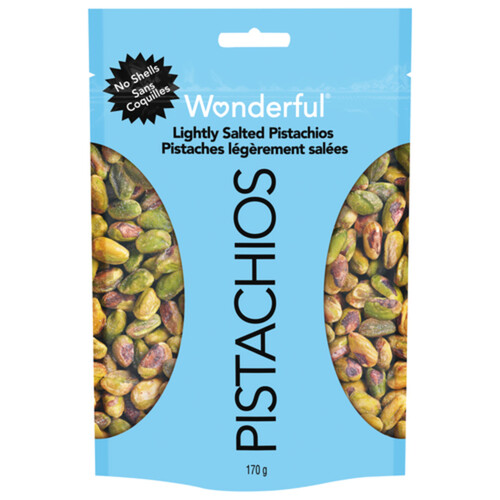 Wonderful Pistachios Roasted No Shells Lightly Salted 170 g