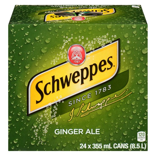 Schweppes Ginger Ale 24 x 355 ml (cans) 