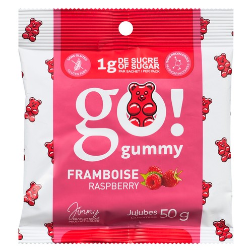 Jimmy Sevigny Go Gummy! Vitamins Gummies Raspberry 50 g