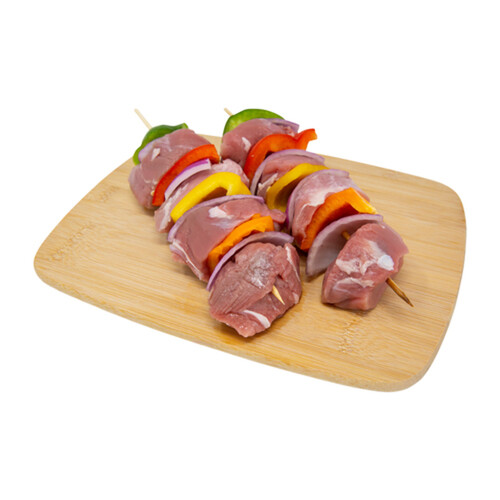 Pork Tenderloin Kabobs with Vegetables 