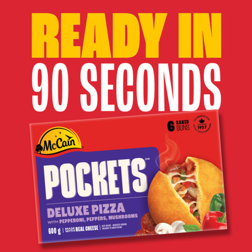 McCain Pizza Pockets Deluxe 6 x 100g