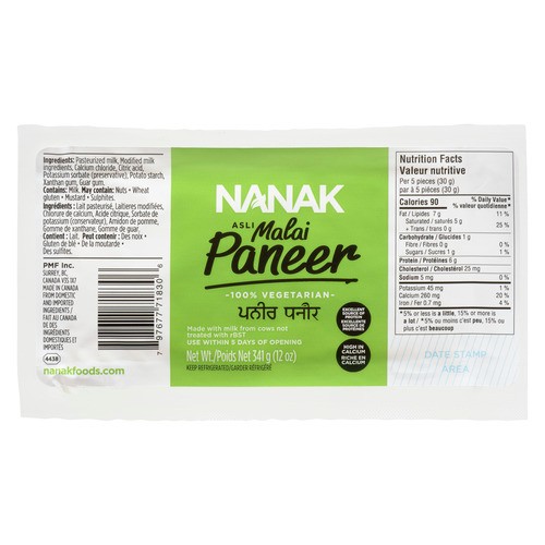 Nanak Paneer Asli Malai 341 g