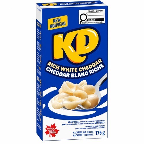 Kraft Dinner White Cheddar Macaroni & Cheese 175 g
