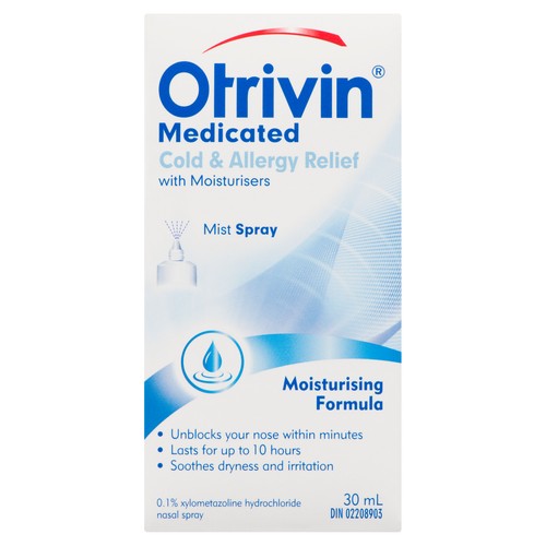 Otrivin Moisturizer Nasal Spray 30 ml