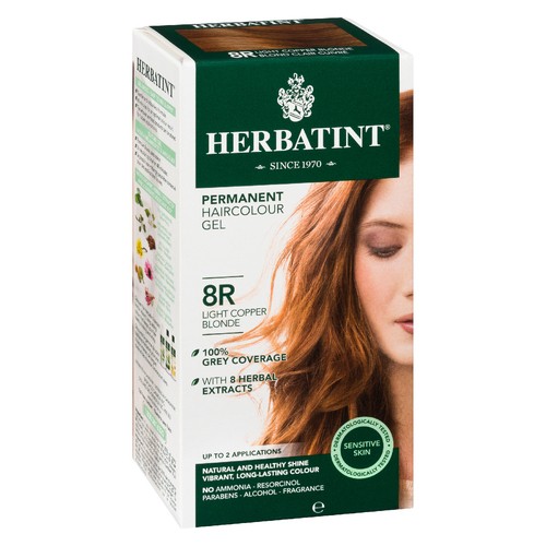 Herbatint Hair Color 8R Blonde Light Copper 120 ml