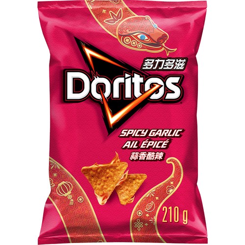 Doritos Tortilla Chips Spicy Garlic Flavoured 210 g