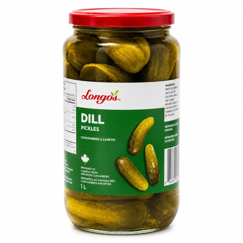 Longo's Pickles Dill 1 L