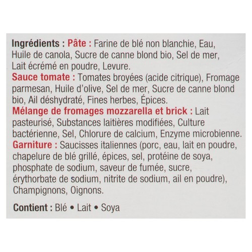 Plaisirs Gastronomiques Frozen Stromboli Pizza Italian Sausage 397 g