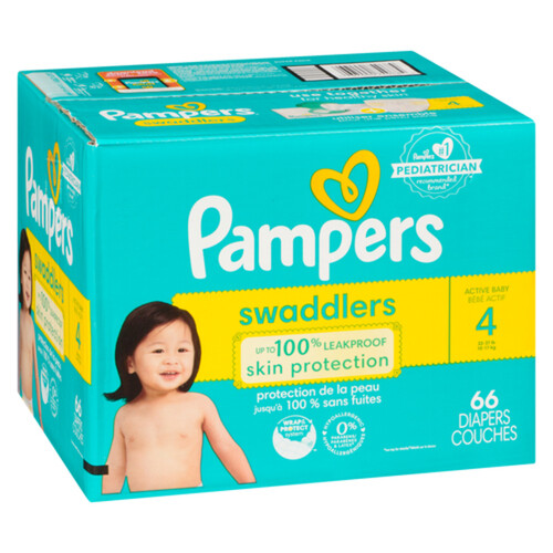 Pampers Swaddlers Diaper Size 4 66 Count