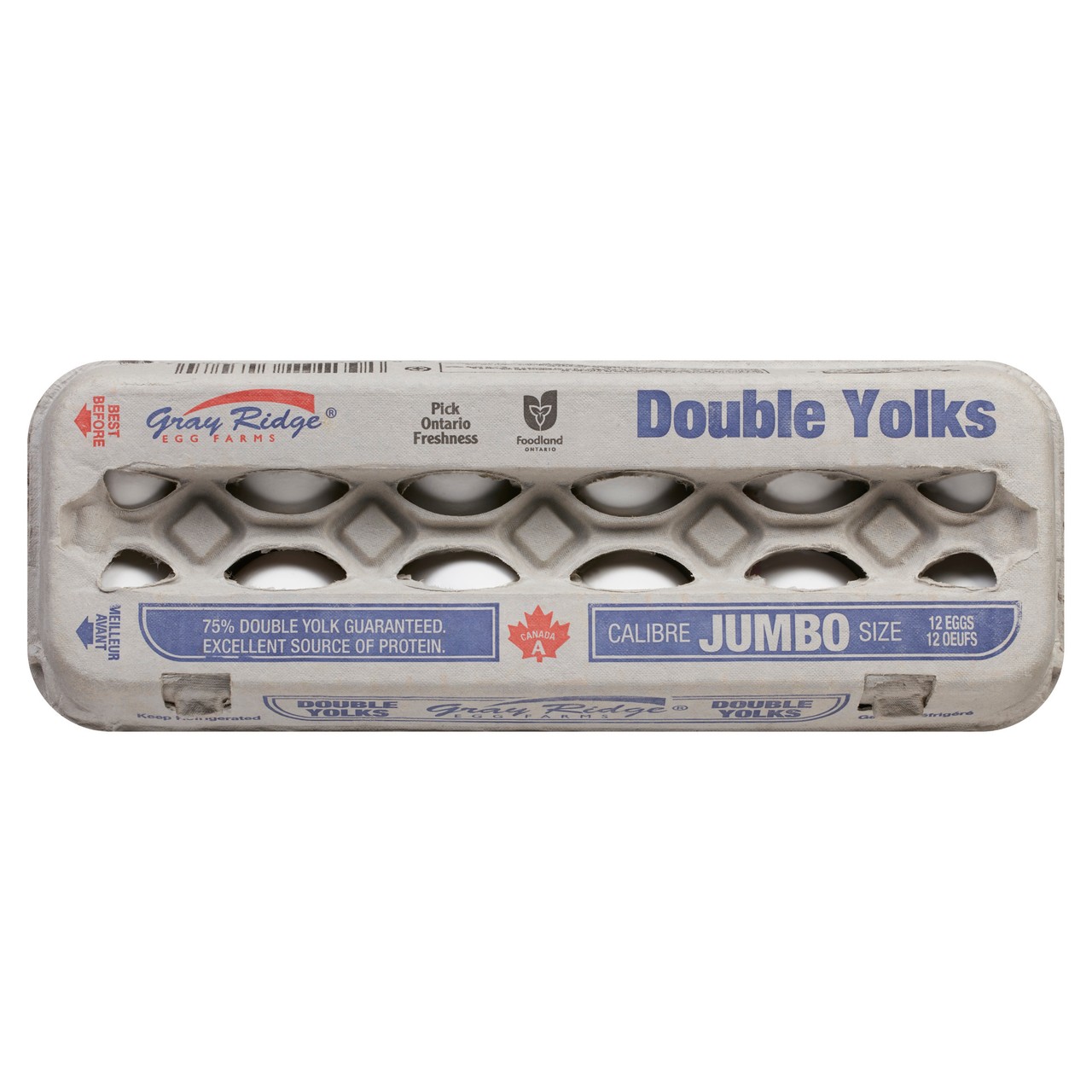 High Ridge White Gray Ridge White Eggs Grade A Double Yolk Large 12 Count - Voilà Online ...