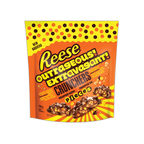 Reese Outrageous Crunchers Peanut Butter & Sea Salt Caramel 160 g