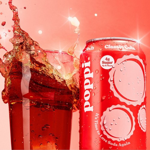 Poppi Classic Cola 1 x 355 ml (can)
