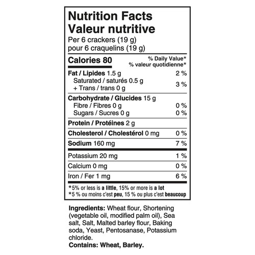 Premium Plus Salted Tops Soda Crackers 113 g