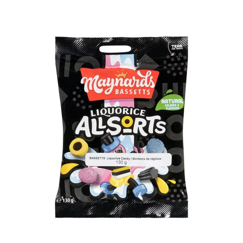 Maynards Bassetts Liquorice Candy Liquorice Allsorts 130 g