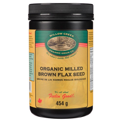 Willow Creek Organic Milled Flax Seed  Brown 454 g