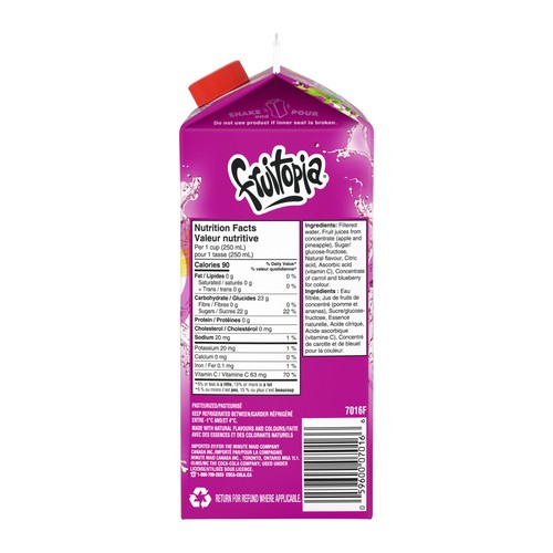 Fruitopia Juice Fruit Integration 1.75 L