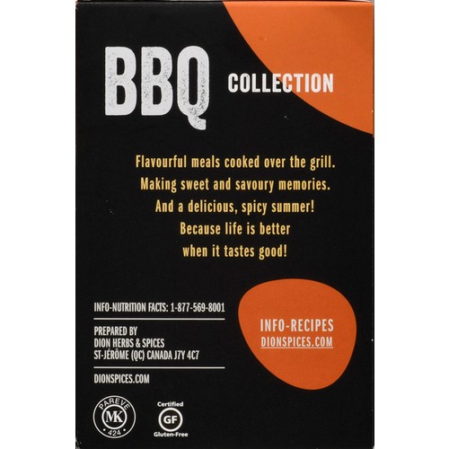 Les Aliments Dion Gluten-Free Herbs & Spices BBQ Collection 640 g