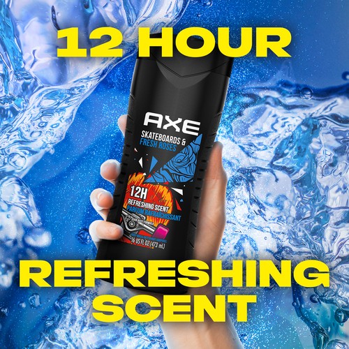Axe Body Wash For Men Skate Board & Fresh Roses 473 ml