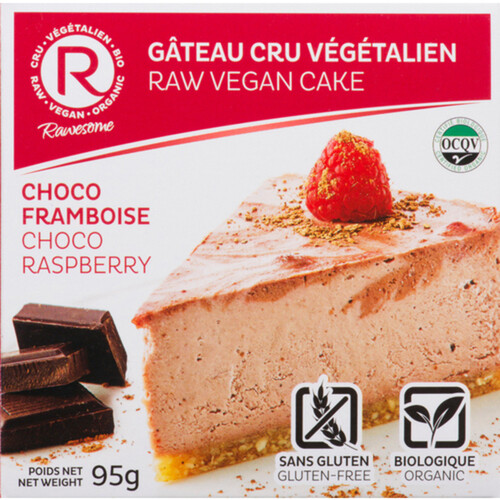 Rawesome Gluten-Free Frozen Raw Vegan Cake Choco Raspberry 95 g