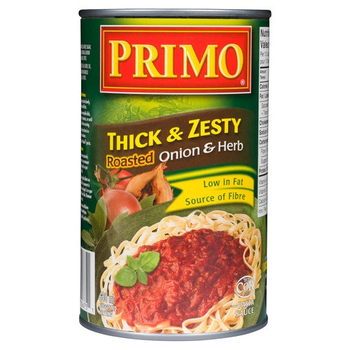 Primo Pasta Sauce Thick & Zesty Roasted Onion & Herb 680 ml