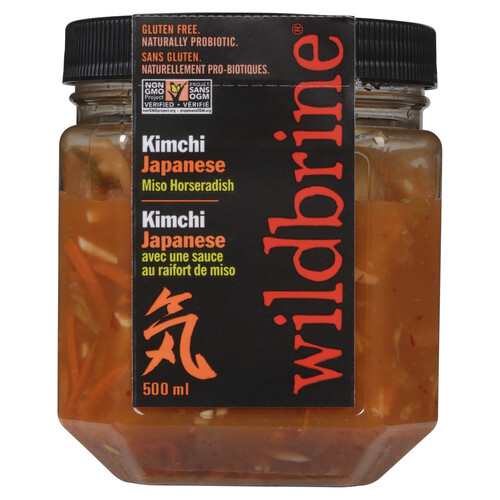 Wildbrine Gluten-Free Japanese Kimchi Miso Horseradish 500 ml