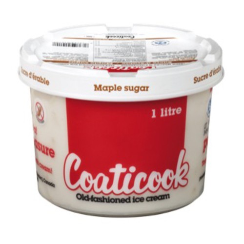 Coaticook Gluten-Free Ice Cream Maple Sugar 1 L