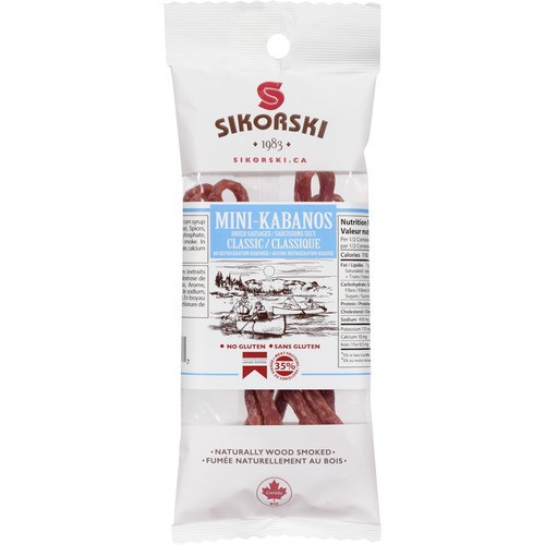 Sikorski Dried Sausages Mini Kabanos Classic 1 EA 