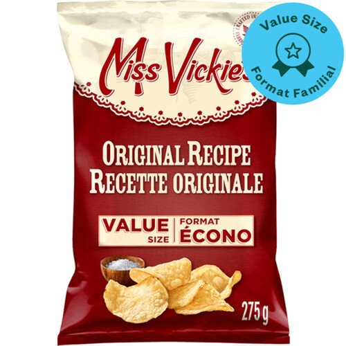 Miss Vickie's Kettle Cooked Potato Chips Original Recipe 275 g