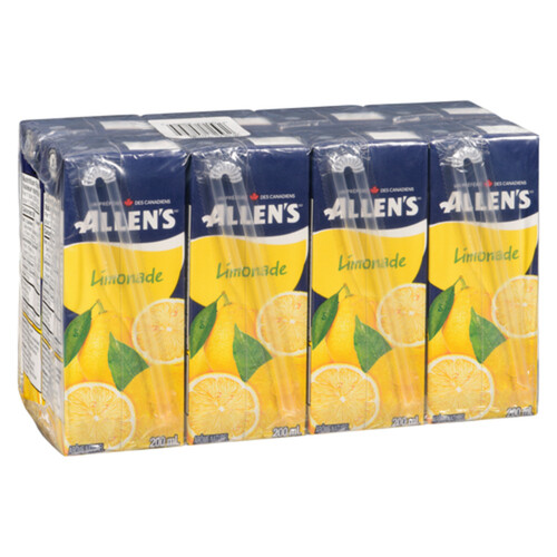 Voilà Online Grocery Delivery Allen's Juices Lemonade 8 x 200 ml