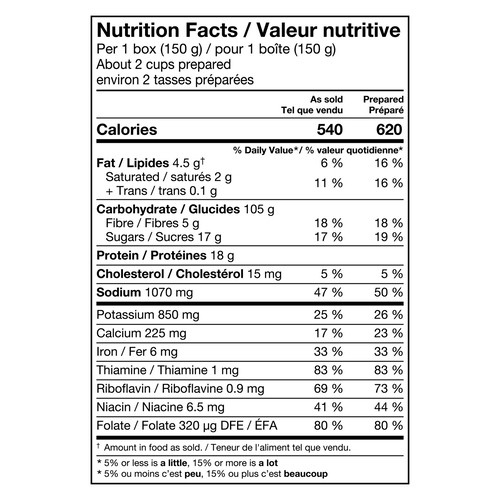 Kraft Dinner Macaroni And Cheese Vegetables Three 150 g
