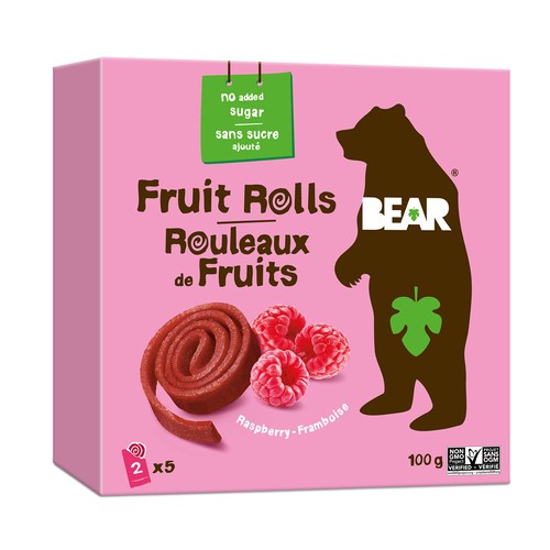 Bear Fruit Rolls Raspberry 100 g