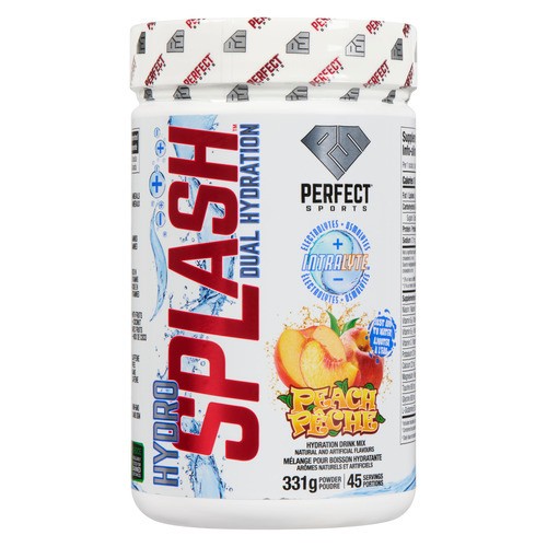 Perfect Sports HydroSplash Hydration Drink Mix Powder Peach 331 g