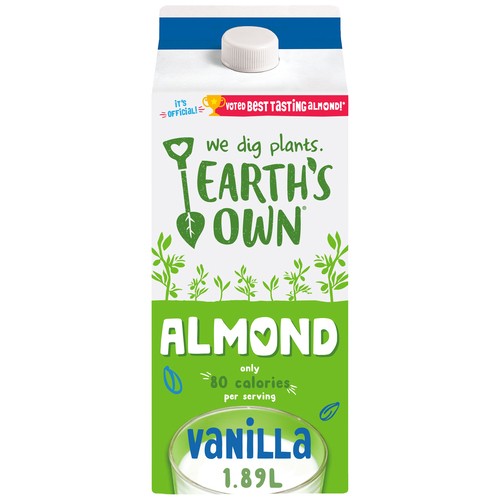 Earth's Own Almond Milk Alternative Vanilla 1.89 L