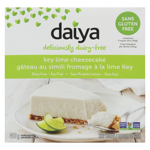 Daiya Dairy-Free Vegan Frozen Cheesecake Dessert Key Lime 400 g