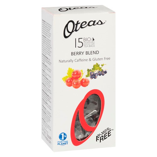 Oteas Tea Berry Blend 15 Biodegradable Tea Bags 34 g