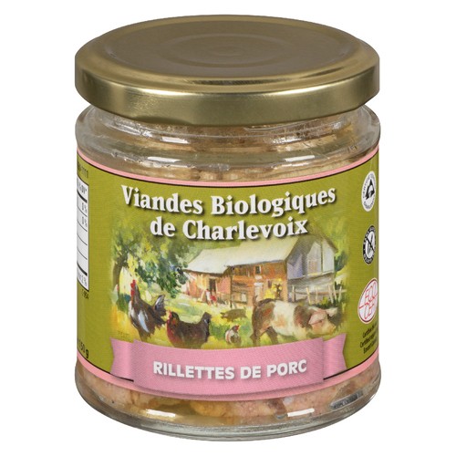Viandes Biologiques De Charlevoix Organic Pork Rillette 150 g