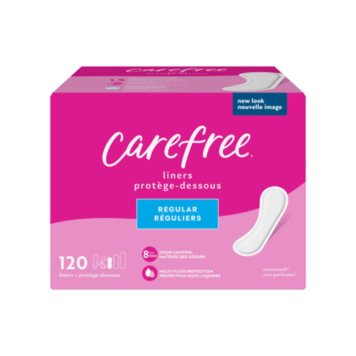 Carefree Panty Liner Acti-Fresh Regular Unscented 120 Count